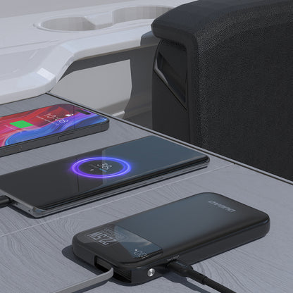 Dudao K31 10000 mAh 22.5W PD Powerbank with Built-in Cable - Black_1