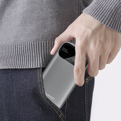 Dudao K31 10000 mAh 22.5W PD Powerbank with Built-in Cable - Gray_2