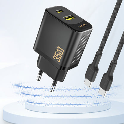 Dudao A27 MaxC 35W Wall Charger + USB-C Cable - Black_3