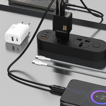Dudao A27 MaxC 35W Wall Charger + USB-C Cable - White_4