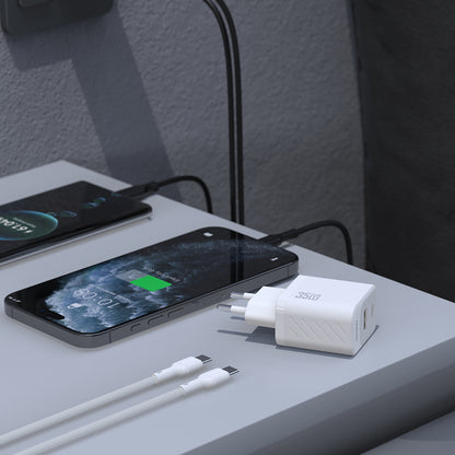 Dudao A27 MaxC 35W Wall Charger + USB-C Cable - White_5