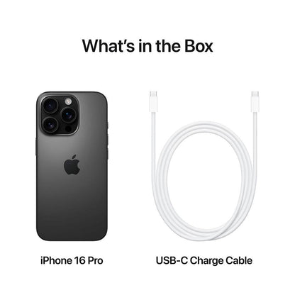 Smartphone Apple iPhone 16 Pro 128GB / 6.3" / 5G / Titânio Preto