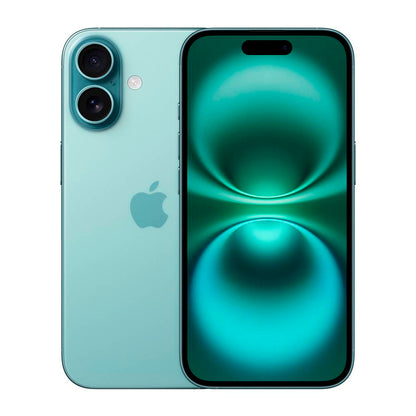 Apple iPhone 16 6.1" SIM Doble iOS 18 5G USB Tipo C 256 GB Verde Azulado / Smartphone Apple