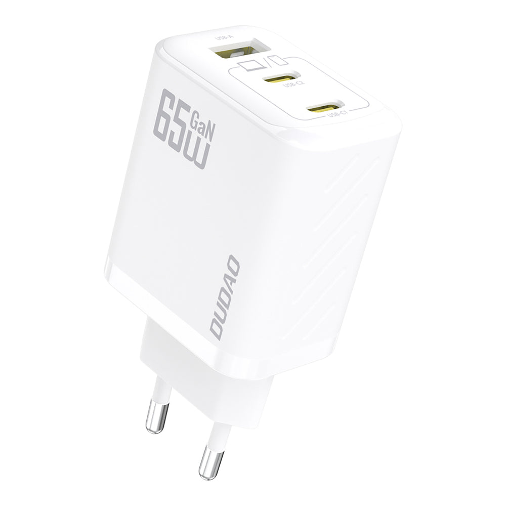 Dudao A29C 65W GaN Wall Charger + USB-C Cable - White_1