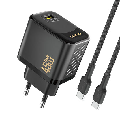 Dudao A28C 45W GaN Wall Charger + USB-C Cable - Black_0