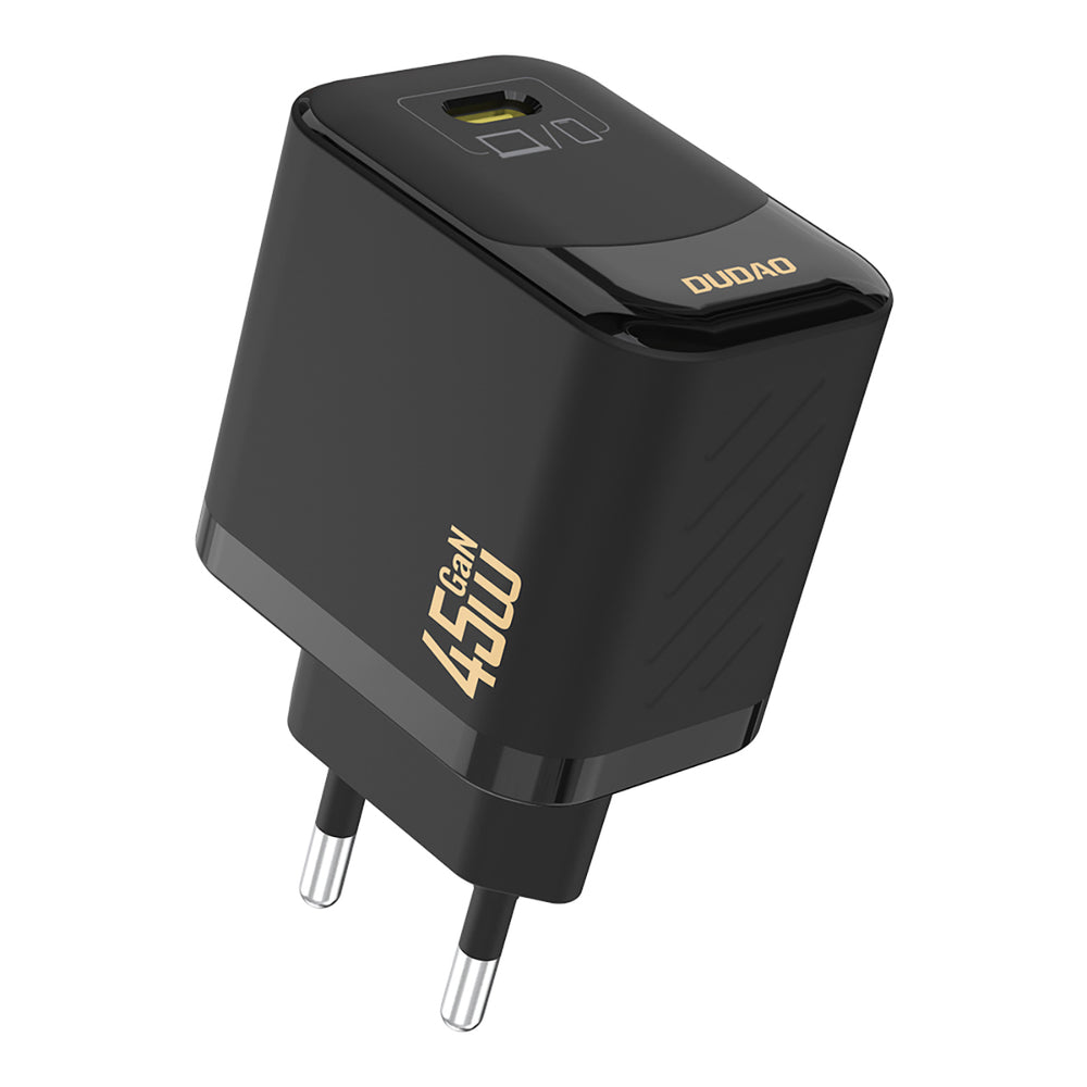 Dudao A28C 45W GaN Wall Charger + USB-C Cable - Black_1