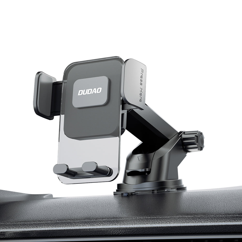 Dudao F8Max+ car holder for dashboard or windshield - black_1