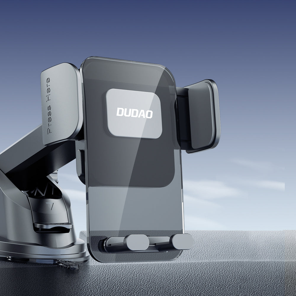 Dudao F8Max+ car holder for dashboard or windshield - black_2