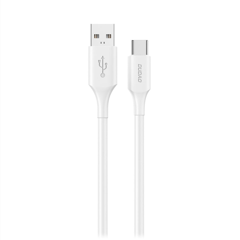 Dudao L2sT USB-A - USB-C 6A Cable 1.2m - White_0