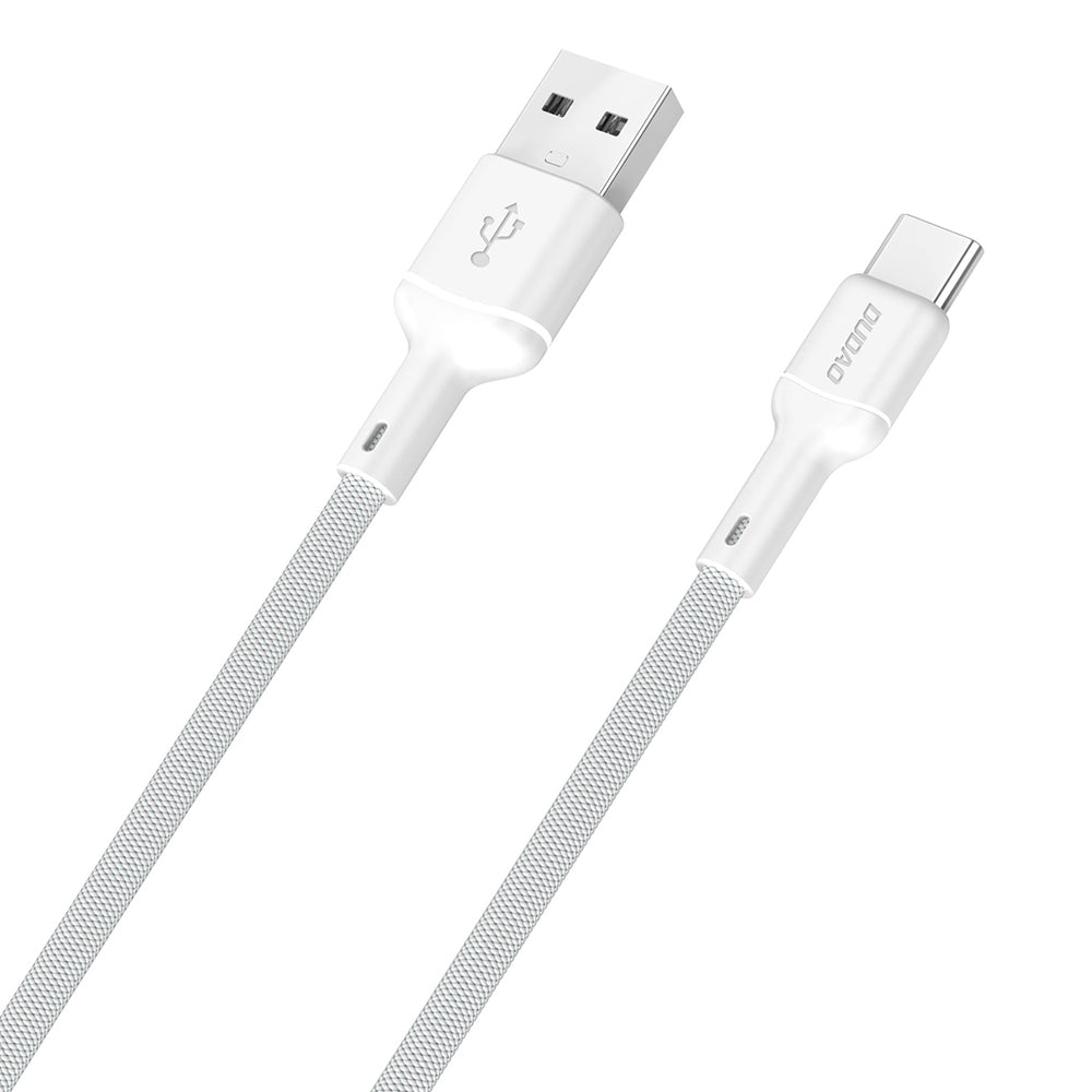 Dudao L9T 5A USB-A - USB-C Cable 1m - White_0