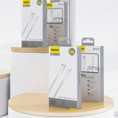 Dudao L9T 5A USB-A - USB-C Cable 1m - White_4
