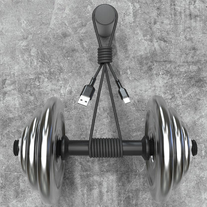 Dudao L9T 5A USB-A - USB-C Cable 1m - Black_1