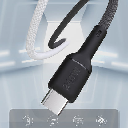 Dudao L9C Max 240W PD USB-C - USB-C Cable 1.2m - Black_2