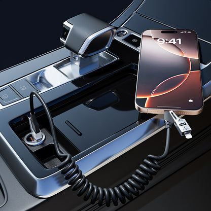Dudao L20 Pro 4-in-1 USB-A / USB-C - Lightning / USB-C Cable - Black_5