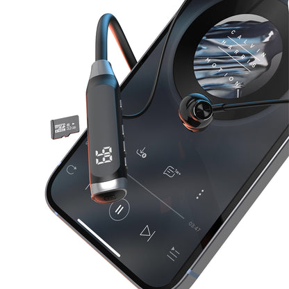 Dudao U5 Max Bluetooth Neckband Wireless Headphones - Black_1