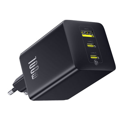 Baseus EnerFill FE11 100W Wall Charger 2 x USB-C + USB-A - Black_1