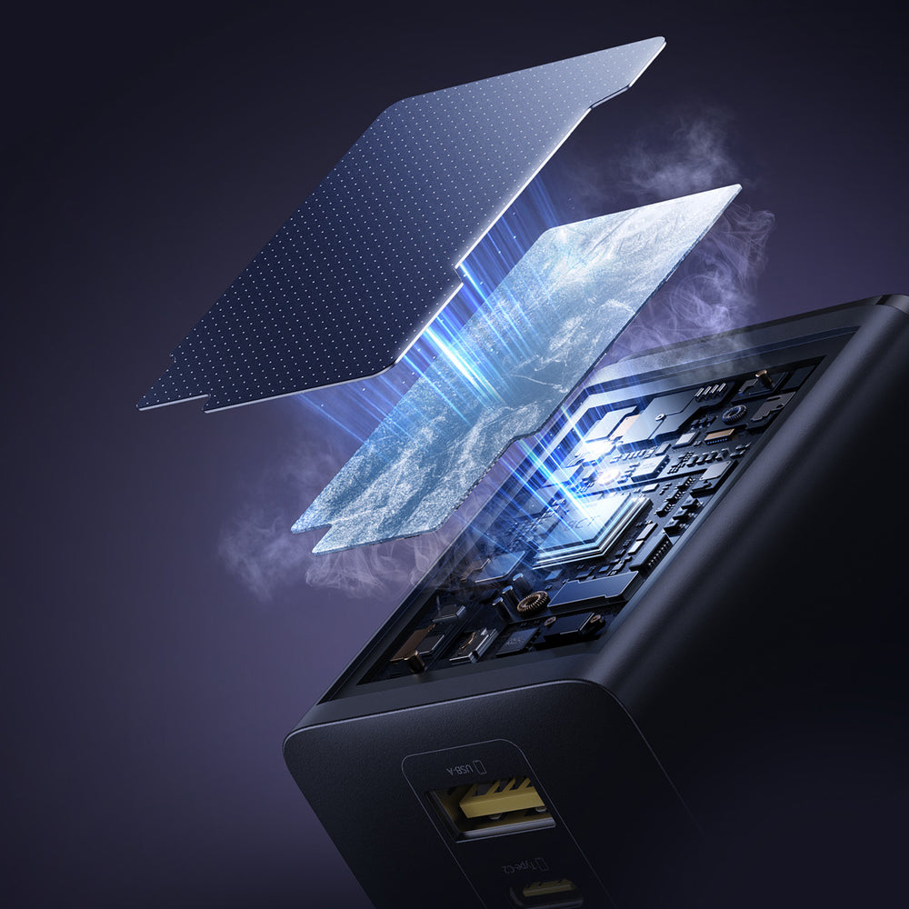 Baseus EnerFill FE11 100W Wall Charger 2 x USB-C + USB-A - Black_5