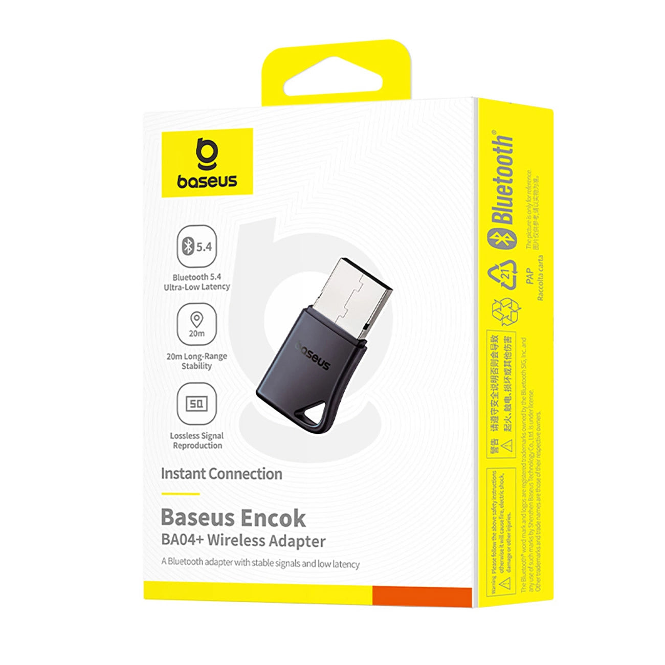 Baseus Encok BA04+ Bluetooth 5.4 Bluetooth Adapter - Black_4