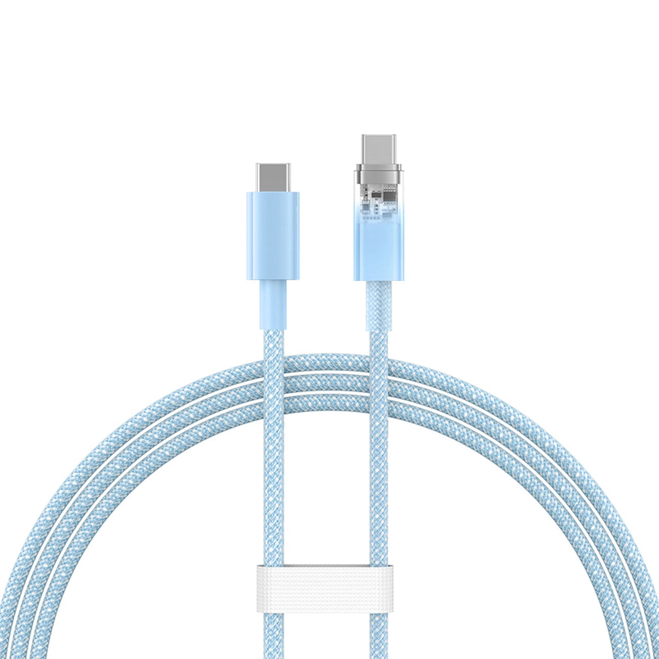 Baseus Explorer 100W USB-C - USB-C Cable with Intelligent Temperature Sensor 1m - Blue_1