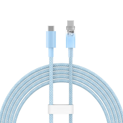 Baseus Explorer 100W USB-C - USB-C Cable with Intelligent Temperature Sensor 2m - Blue_1