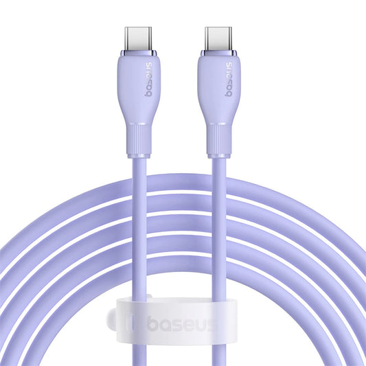 Baseus Pudding 100W USB-C - USB-C Cable 2m - Purple_0