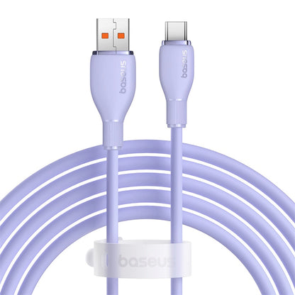 Baseus Pudding 100W USB-A - USB-C Cable 2m - Purple_0