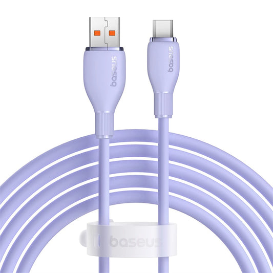 Baseus Pudding 100W USB-A - USB-C Cable 2m - Purple_0