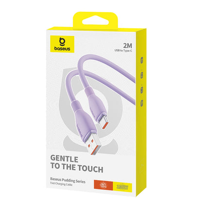 Baseus Pudding 100W USB-A - USB-C Cable 2m - Purple_10