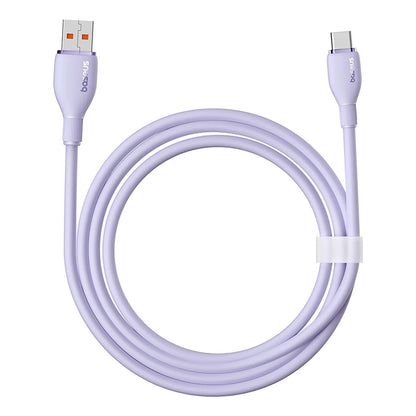 Baseus Pudding 100W USB-A - USB-C Cable 2m - Purple_4