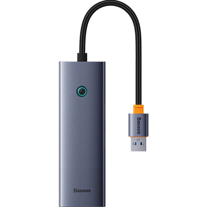 Baseus UltraJoy 4in1 USB-A Hub 3 x USB-A 3.0 + RJ45 - Gray_1