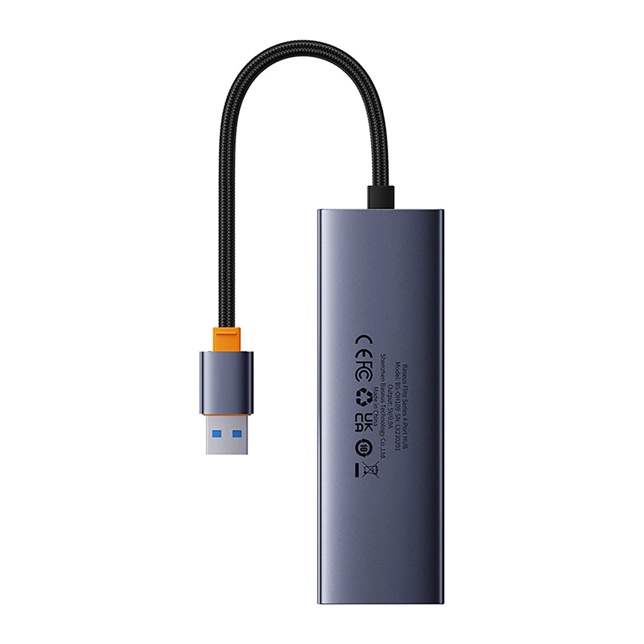 Baseus UltraJoy 4in1 USB-A Hub 3 x USB-A 3.0 + RJ45 - Gray_2