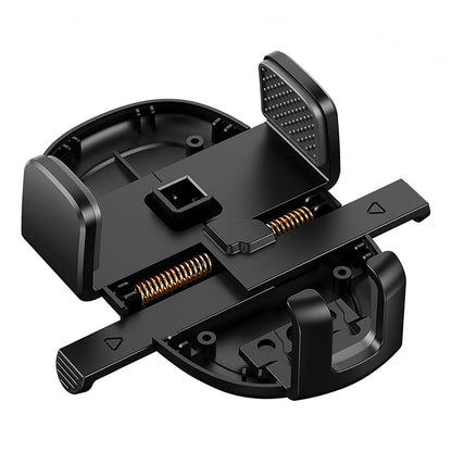 Baseus UltraControl Pro Clamp-on Car Holder with Suction Cup/Hook for Air Vent - Black_3