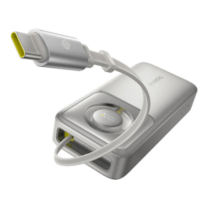 Baseus Free2Pull 20000mAh 65W Power Bank with Retractable USB-C Cable - Gray_3