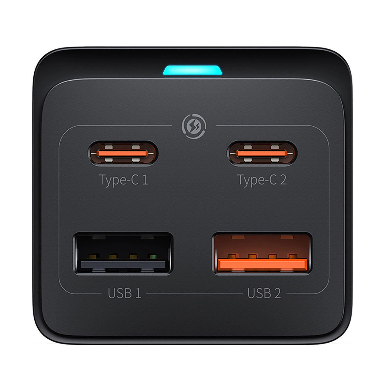 Baseus GaN3 Pro 65W EU Charging Station + 2 x USB-C + 2 x USB-A with Baseus Xiaobai USB-C 100W 1m Cable - Black_2