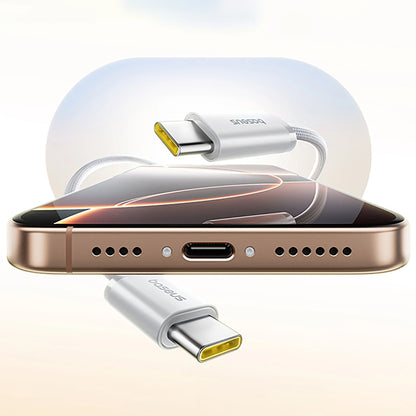 Baseus Dynamic 4 Pro 100W USB-C - USB-C Magnetic Cable 1m - White_4