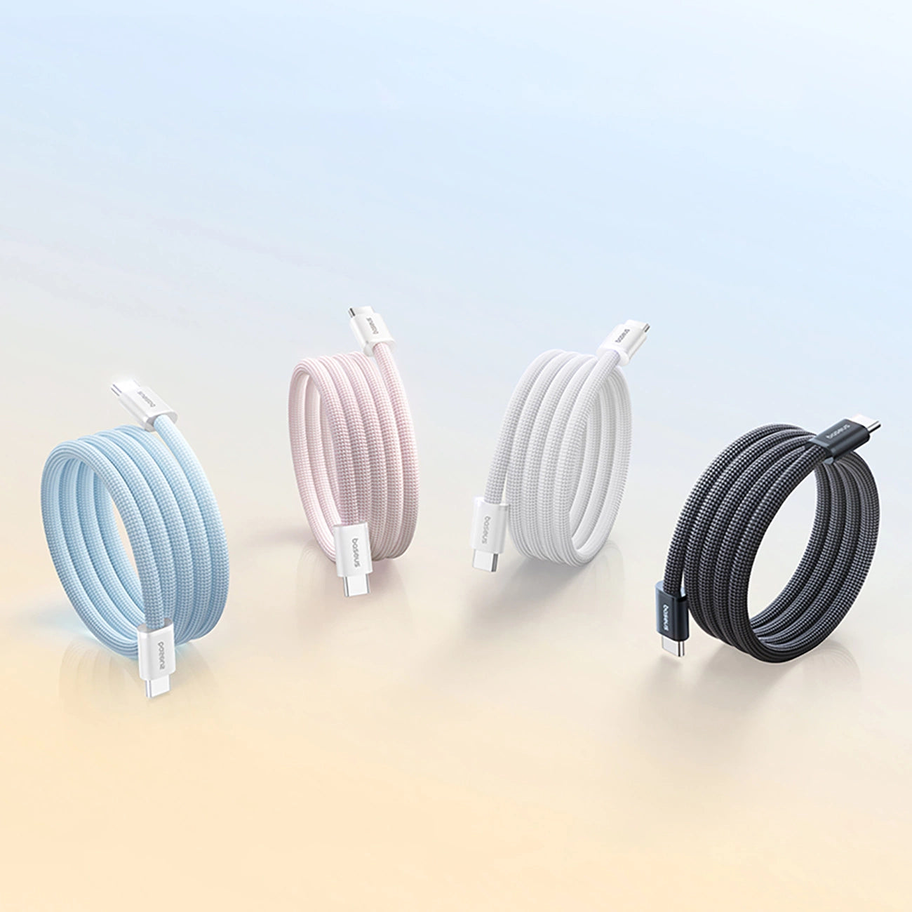 Baseus Dynamic 4 Pro 100W USB-C - USB-C Magnetic Cable 1m - White_9