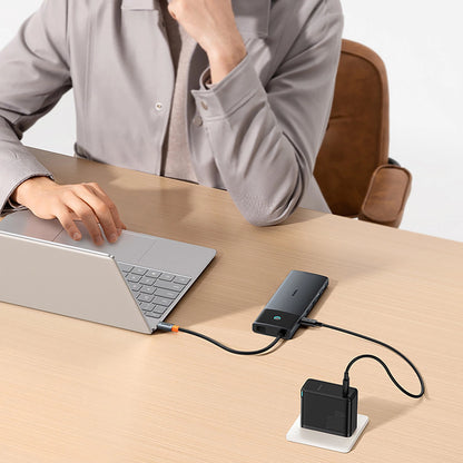 Baseus Metal Gleam II 10in1 HDMI USB-A USB-C RJ45 SD/TF Hub - Gray_9