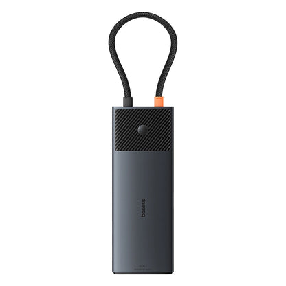Baseus Metal Gleam II 10in1 HDMI USB-A USB-C RJ45 SD/TF Hub - Gray_1