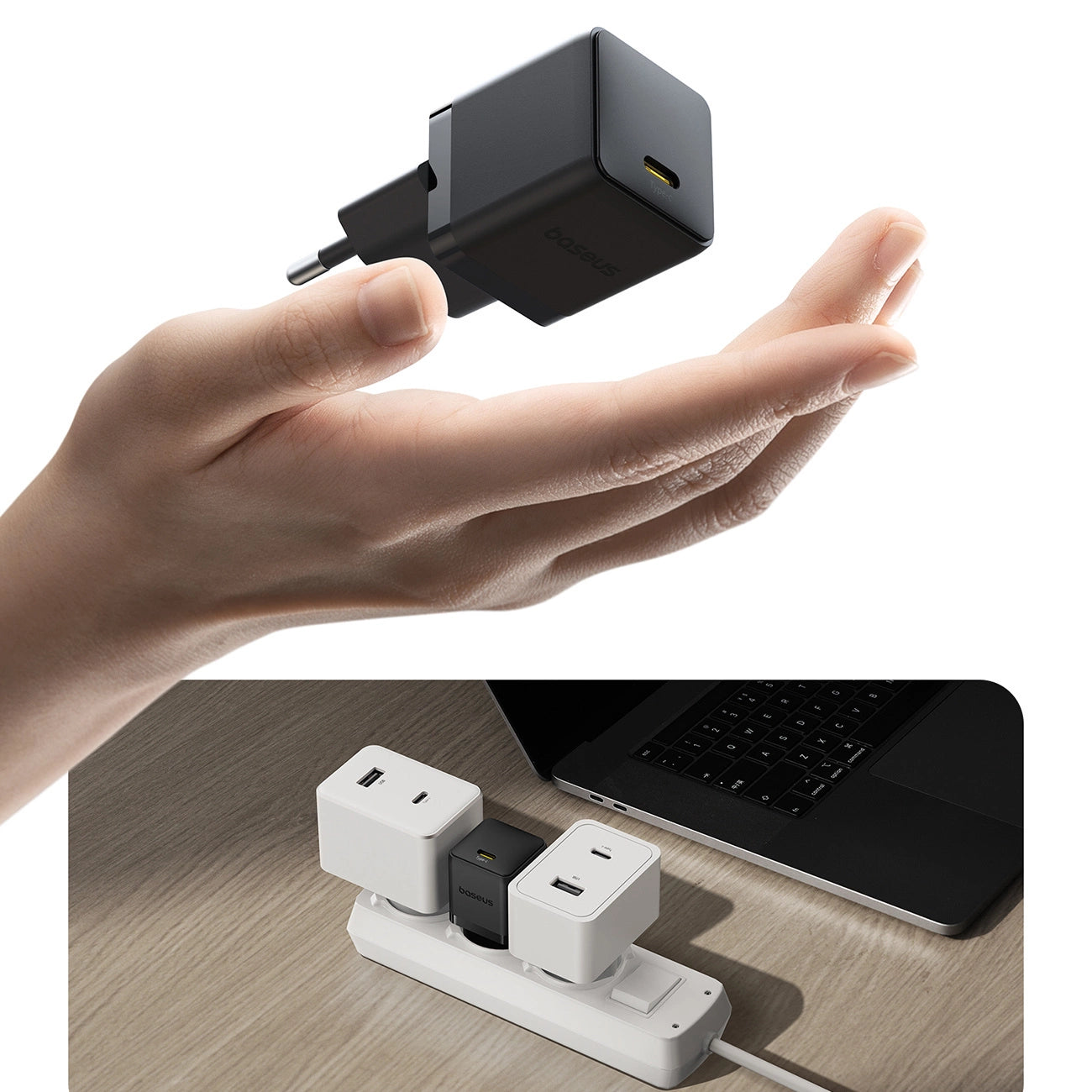 Carregador Baseus Palm Schnelllader USB-C 20W EU / Preto / P10111602113-00_7