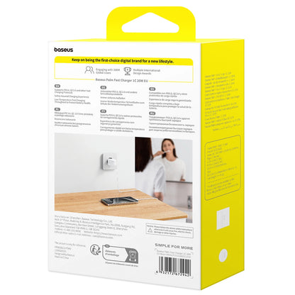 Baseus Palm 20W USB-C Wall Charger - White_7