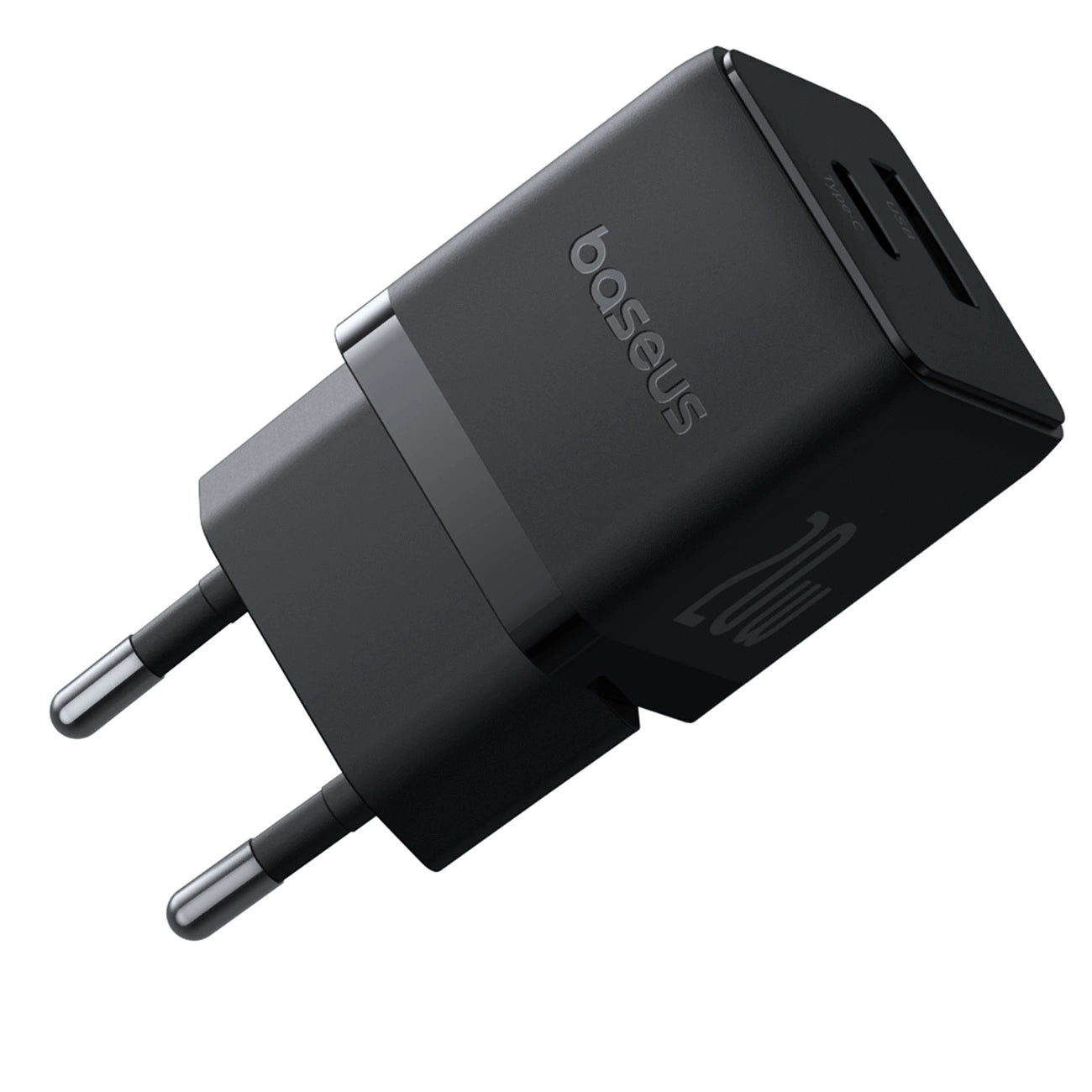 Carregador Baseus Palm USB e USB-C 20W EU / Preto / P10111608113-00_3