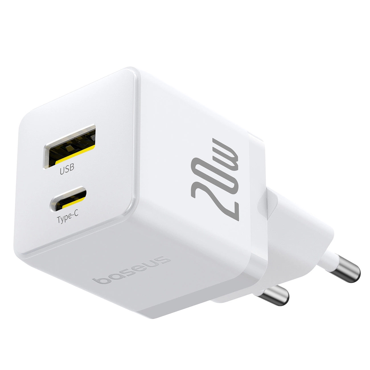 Baseus Palm 20W USB-C USB-A Wall Charger - White_1