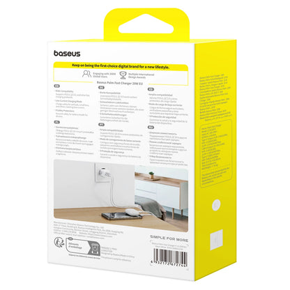 Baseus Palm 20W USB-C USB-A Wall Charger - White_6
