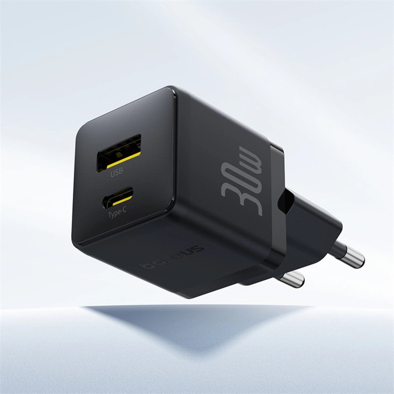 Baseus Palm 30W USB-C USB-A Wall Charger - Black_9