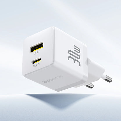 Baseus Palm 30W USB-C USB-A Wall Charger - White_9