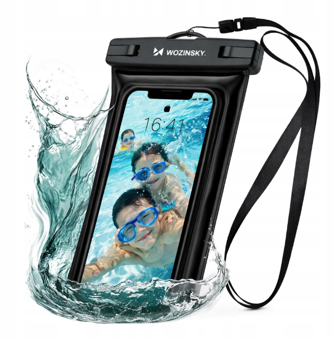 Wozinsky WWE-01 waterproof case with PVC armband - black_6