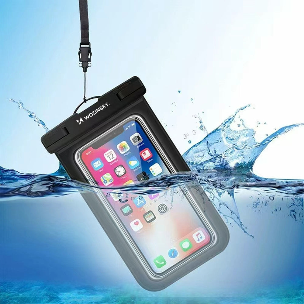 Wozinsky WWE-01 waterproof case with PVC armband - black_2