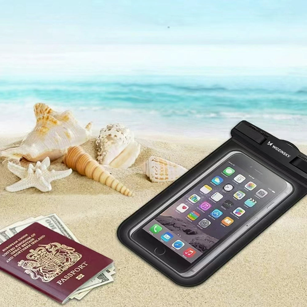 Wozinsky WWE-01 waterproof case with PVC armband - black_4