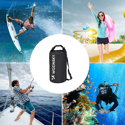 Wozinsky WWK-10 waterproof bag for sup kayak 10l - black_3