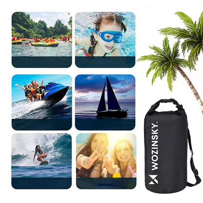 Wozinsky WWK-10 waterproof bag for sup kayak 10l - black_6
